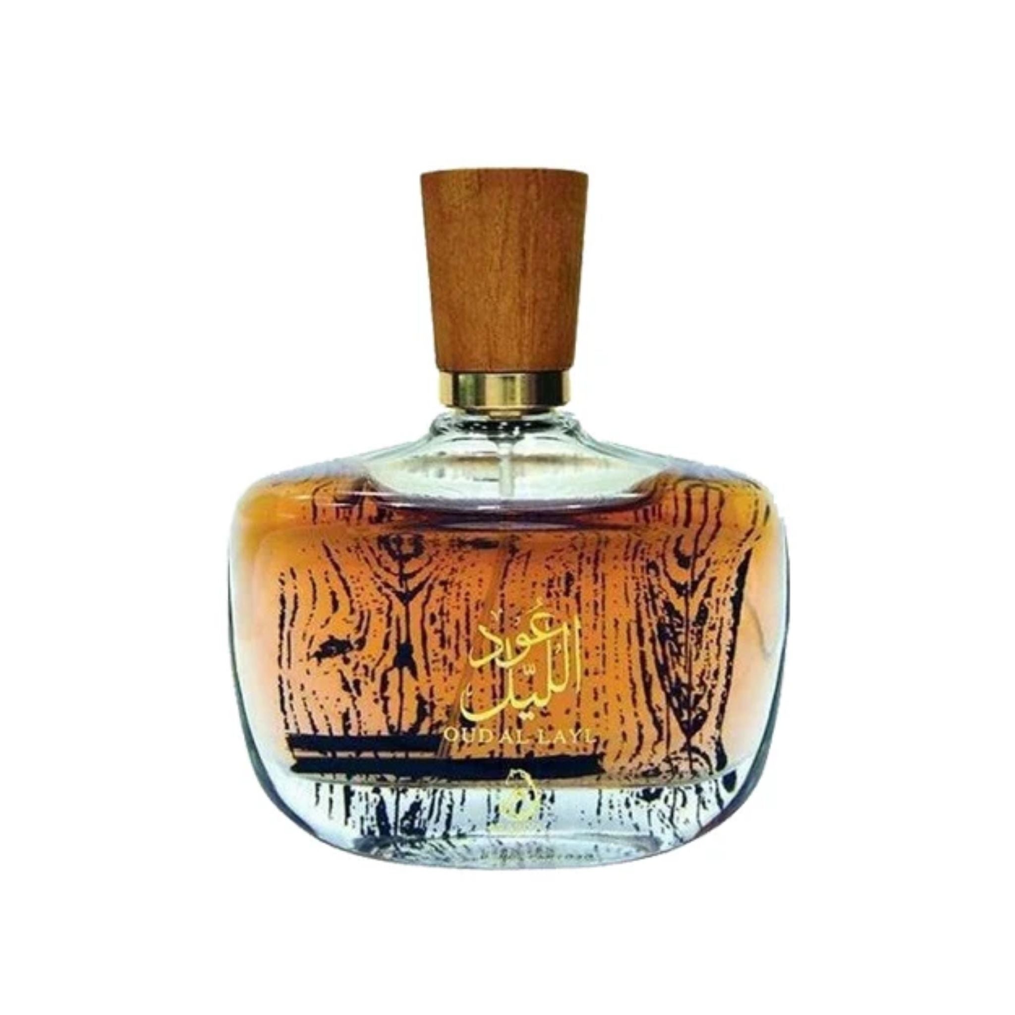 Arabiyat Oud Al Layl For Women & Men Edp 100ml bottle front view showcasing label and design