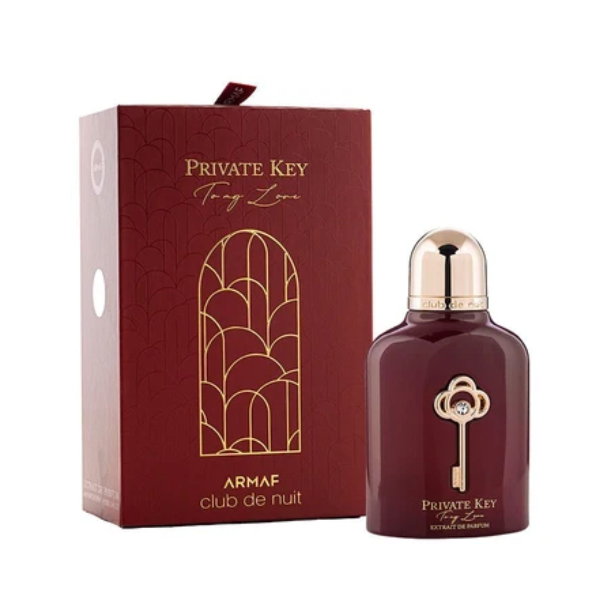 Armaf Private Key To My Love For Women And Men Extrait De Parfum  Bottle & Box Packshort