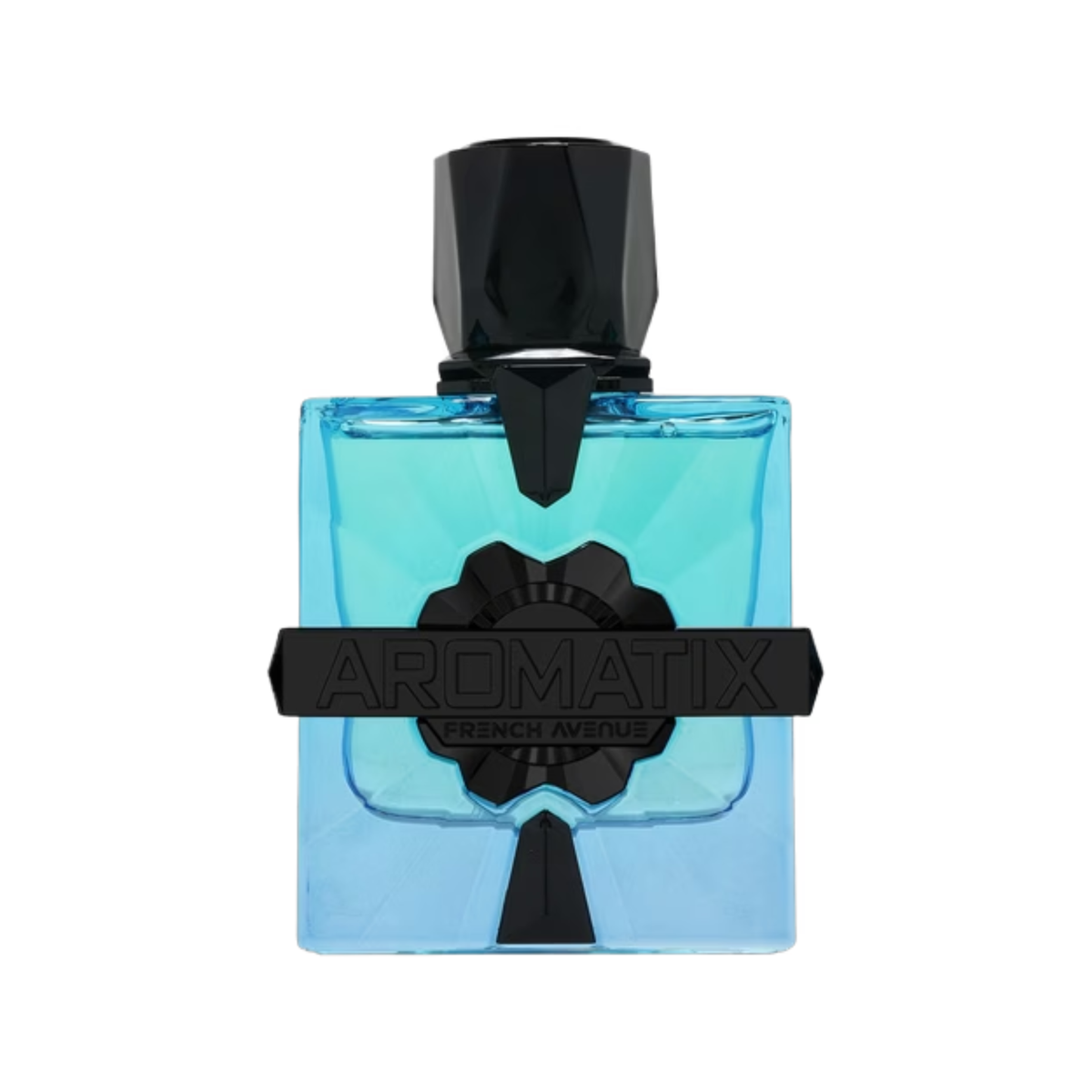 Aromatix X French Avenue Magnetiq 100ml EDP perfume bottle front view featuring sleek modern design and luxury detailing