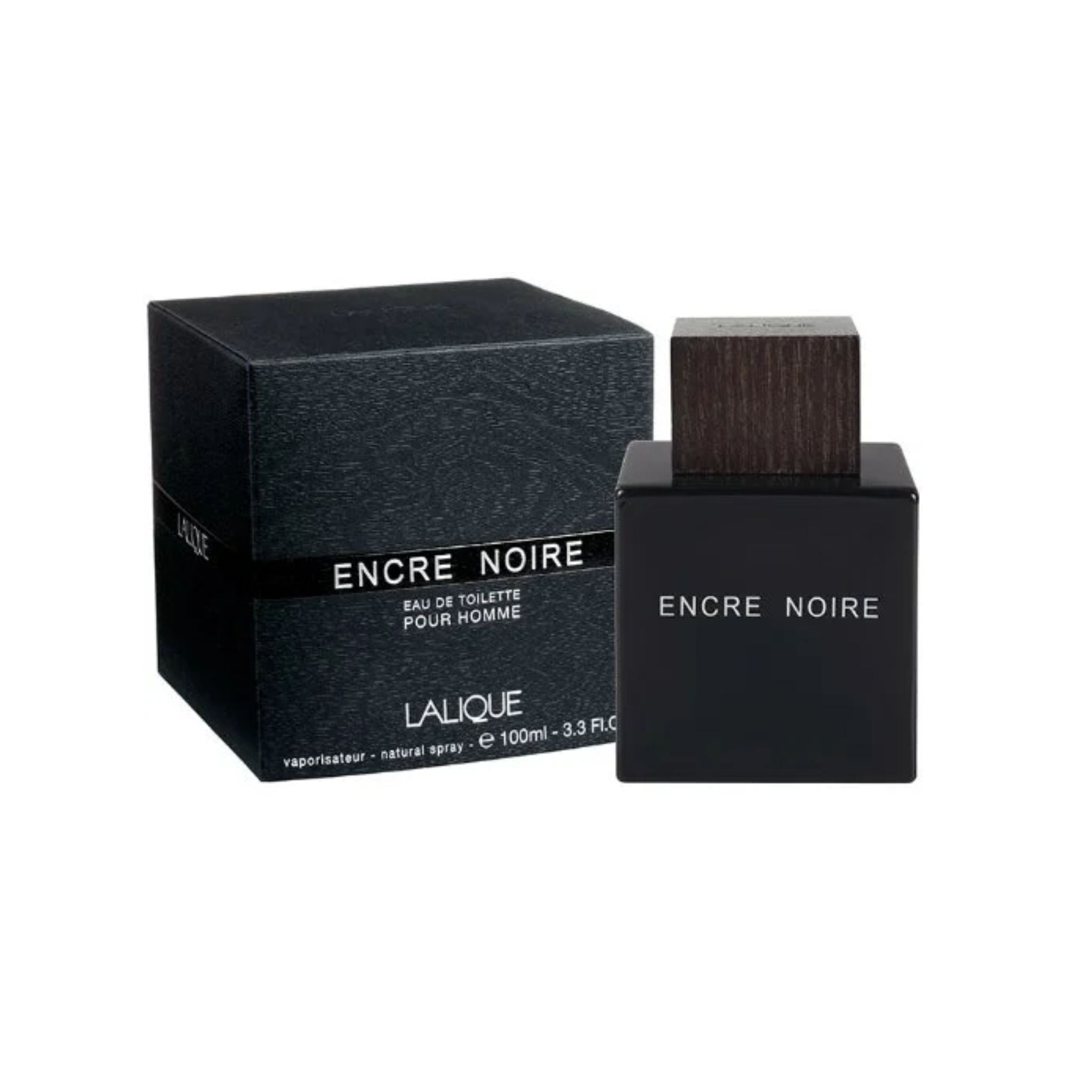 (Bottle & Box): Lalique Encre Noire For Men Edt 100ml Original