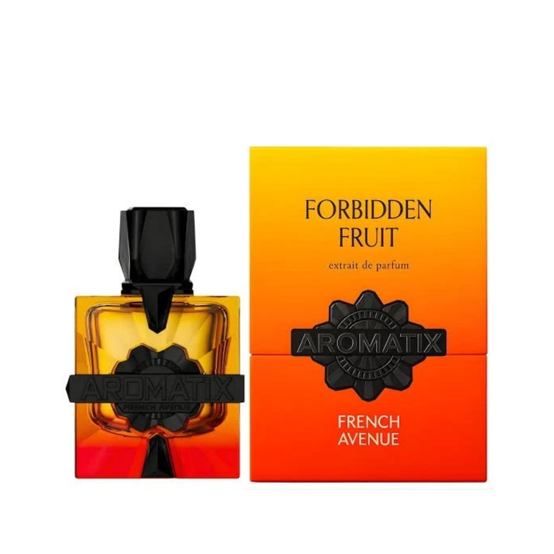 Buy original Forbidden Fruit Aromatix X French Avenue EDP 100ml in Pakistan. Enjoy juicy blood orange, red apple & vanilla notes with nationwide delivery.