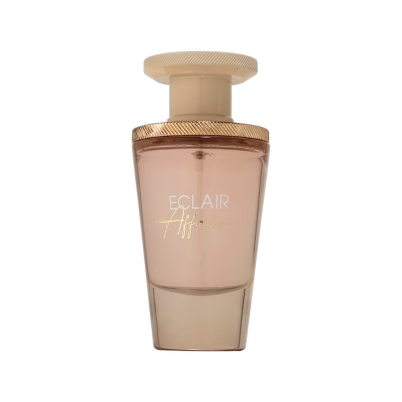 Eclair Affair French Avenue EDP 100ml luxury perfume bottle front view showcasing elegant label design and cap packaging.