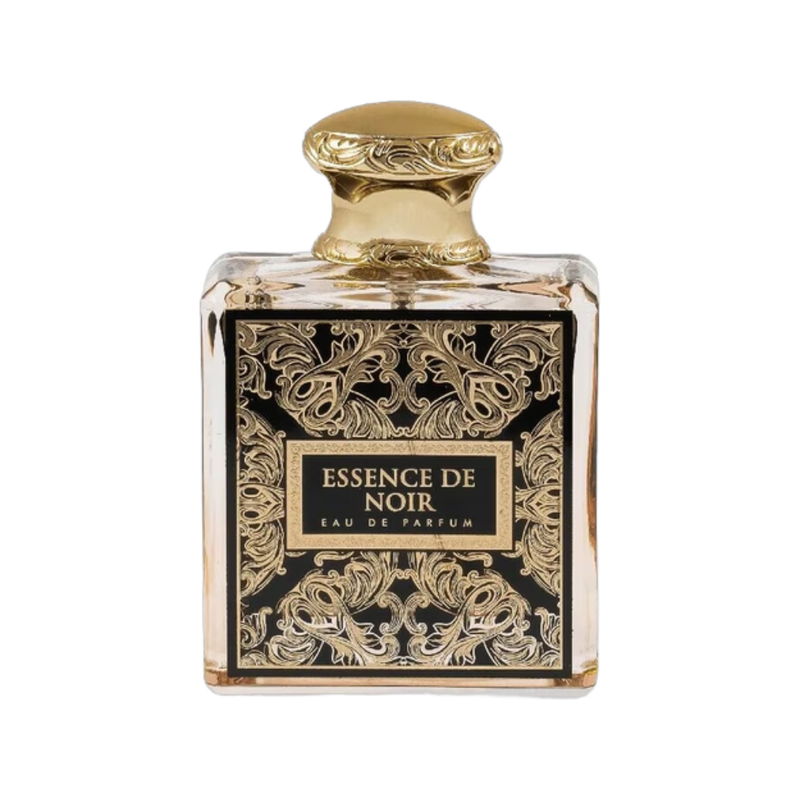 Essence De Noir French Avenue Unisex Eau De Parfum 100ml sleek black glass bottle