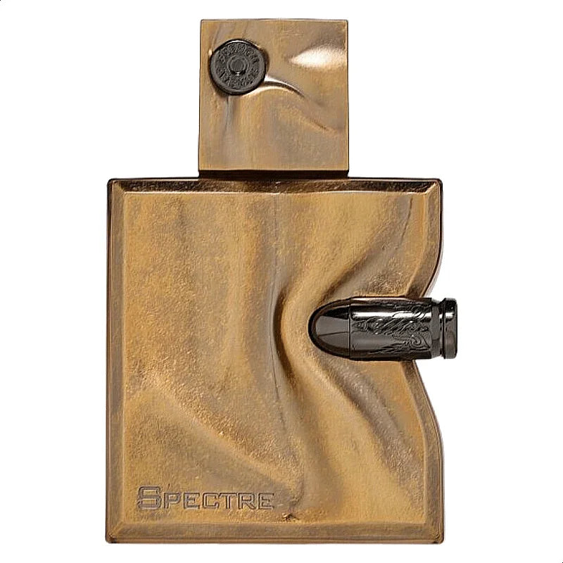 French Avenue Spectre Eau De Parfum 100ml bottle for men, luxury heavy glass bottle packaging showcasing authentic branding.