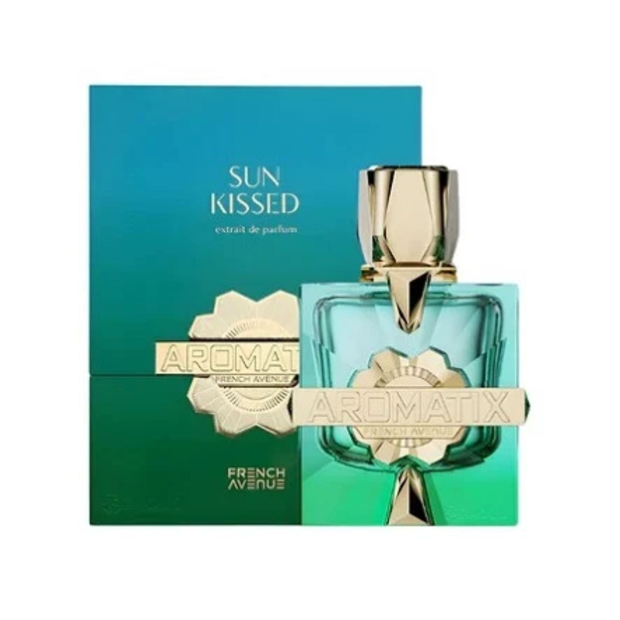 French Avenue Sun Kissed X Aromatix EDP 100ml authentic bottle and retail box packaging