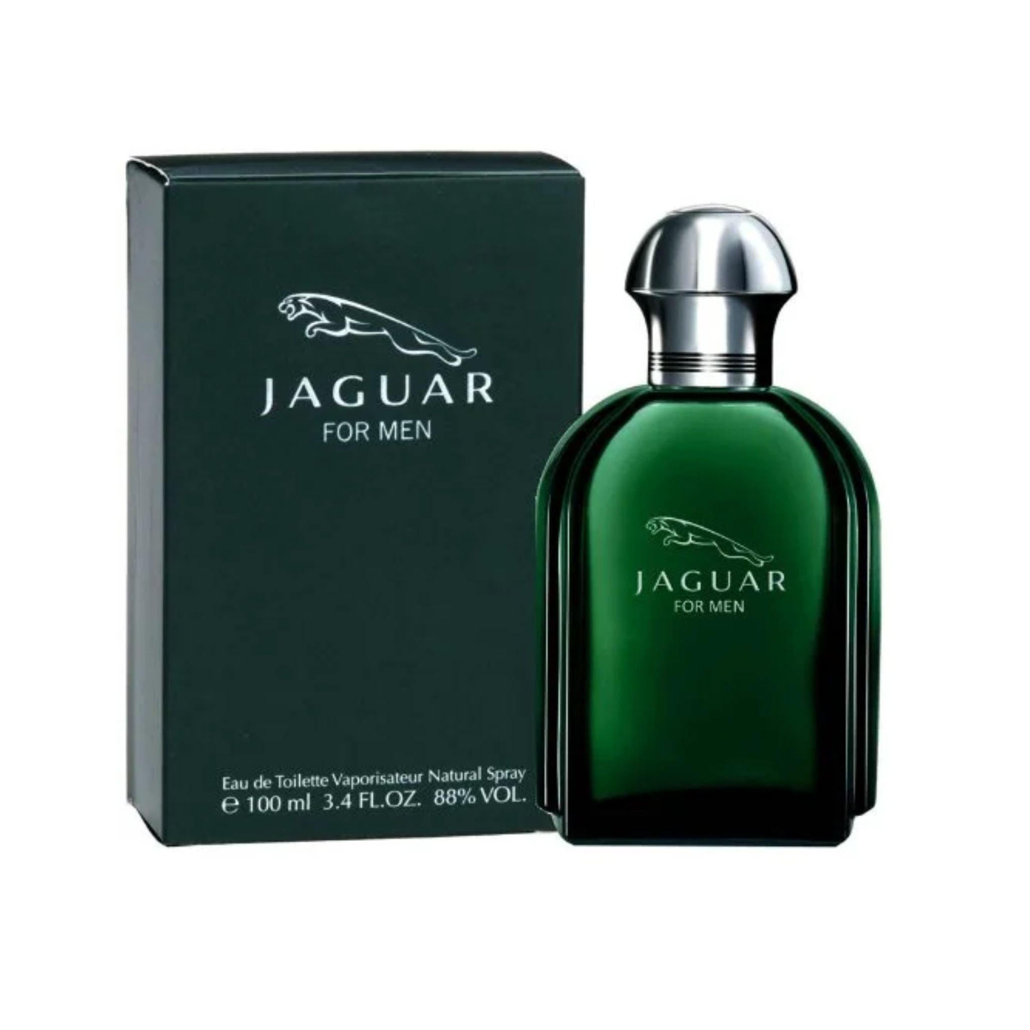 Jaguar Green For Men Edt 100ml Jaguar Perfume Bottle and Box Packaging Original
