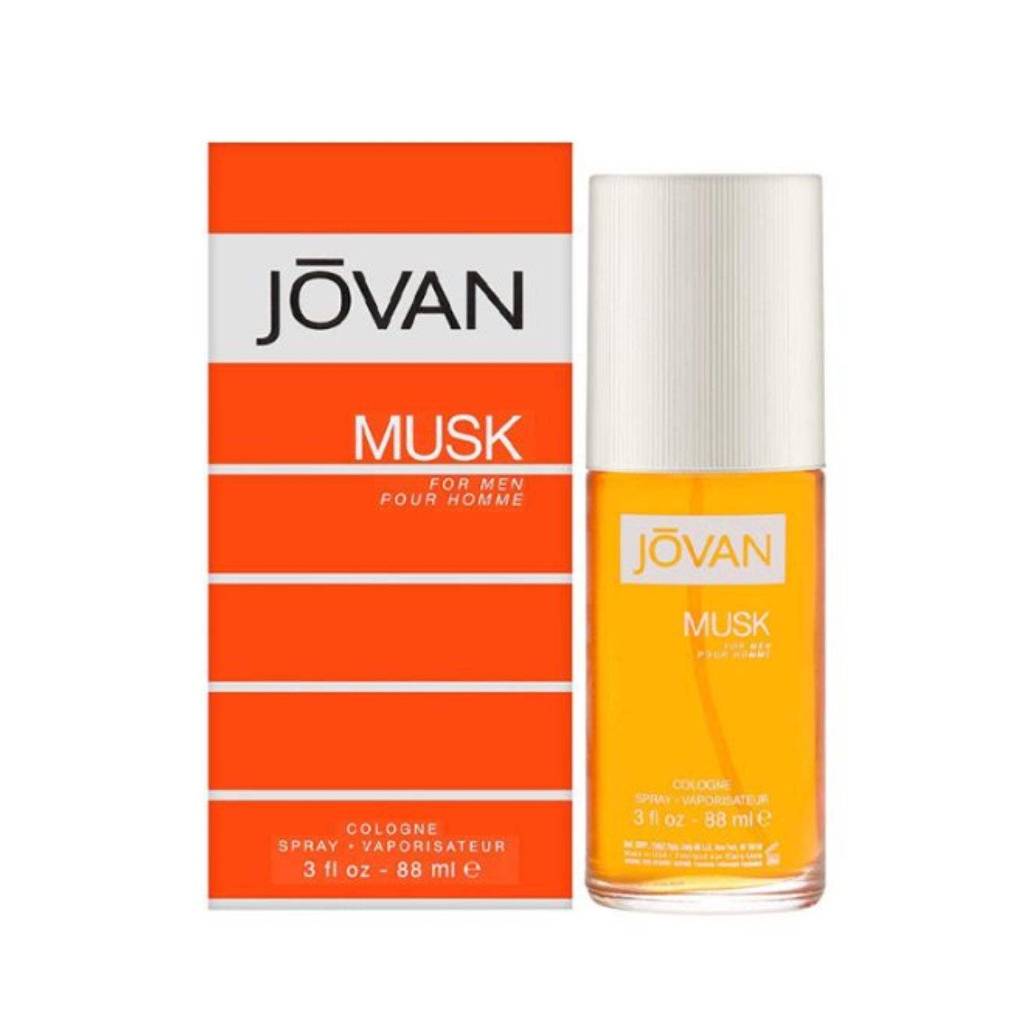 Jovan Musk Cologne For Men Jovan Perfume Bottle and Box Packaging Original