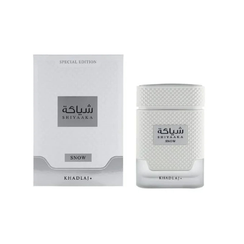 Khadlaj Shiyaaka Snow For Men And Women Edp 100ml Original Box Packaging