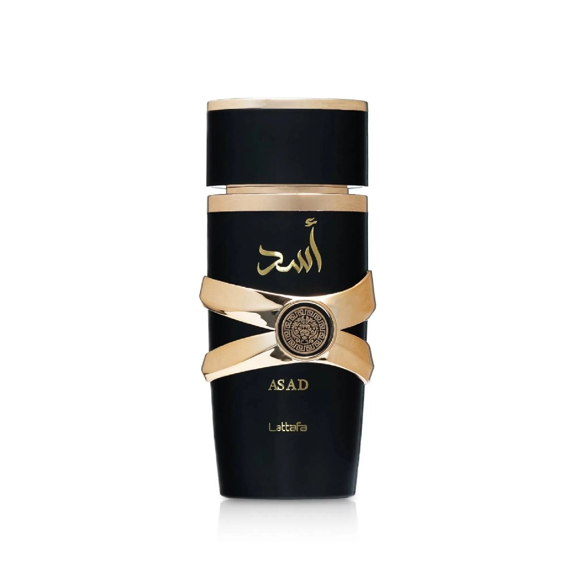 Lattafa Asad For Men EDP 100ml bottle front view showcasing label and design
