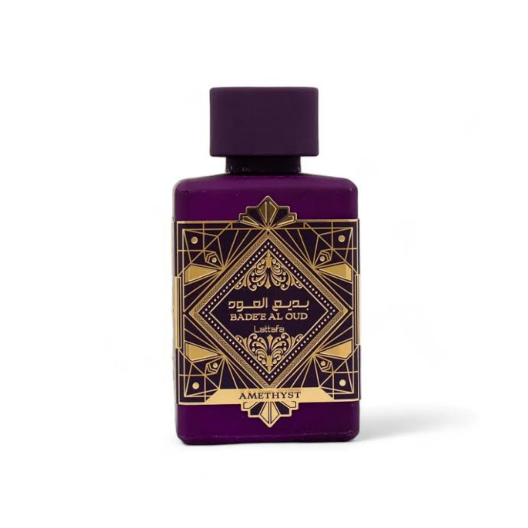 Lattafa Badee Al Oud Amethyst EDP 100ml Bottle Front View