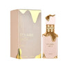 Lattafa Eclaire For Women Edp 100ml perfume bottle displayed next to its original designer box packaging.