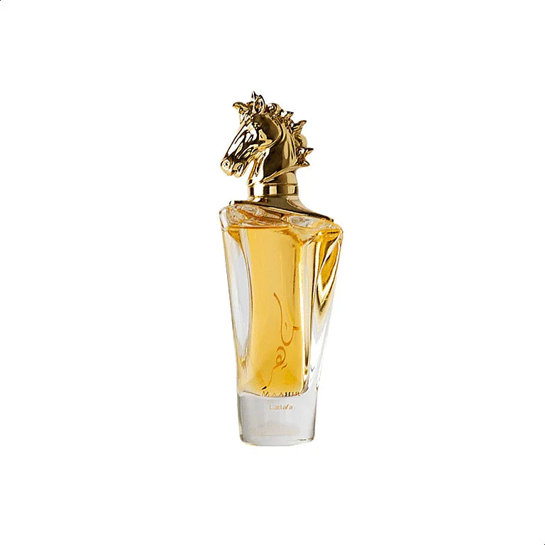 Lattafa Maahir Gold 100ml EDP Bottle - Authentic Oriental Floral & Woody Perfume at Best Price in Pakistan