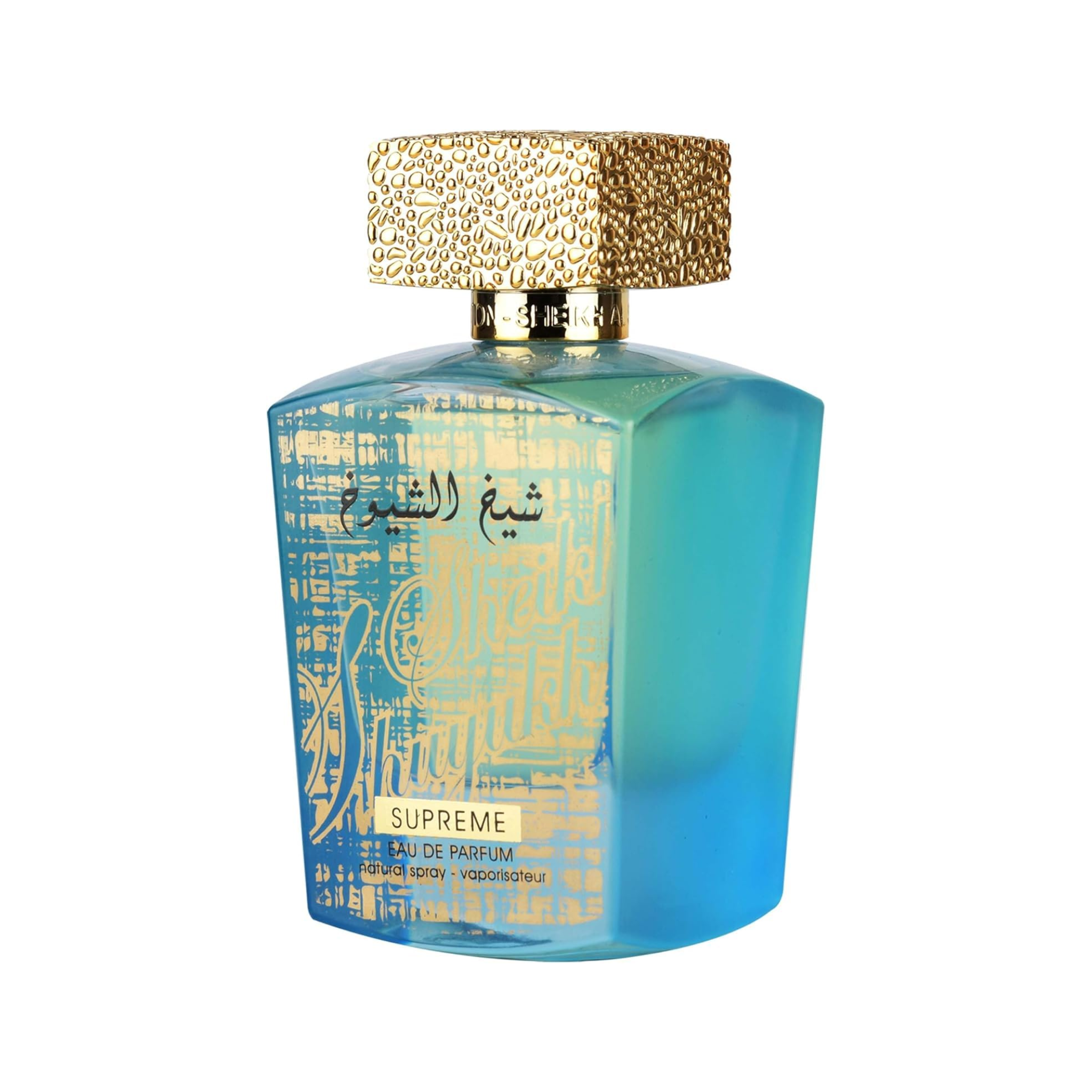 Lattafa Sheikh Al Shuyukh Supreme Edp 100ml Bottle Front View Authentic Pakistan
