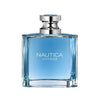 Nautica Voyage For Men Edt 100ml bottle showing the blue juice and silver cap, authentic Nautica perfume in Pakistan.