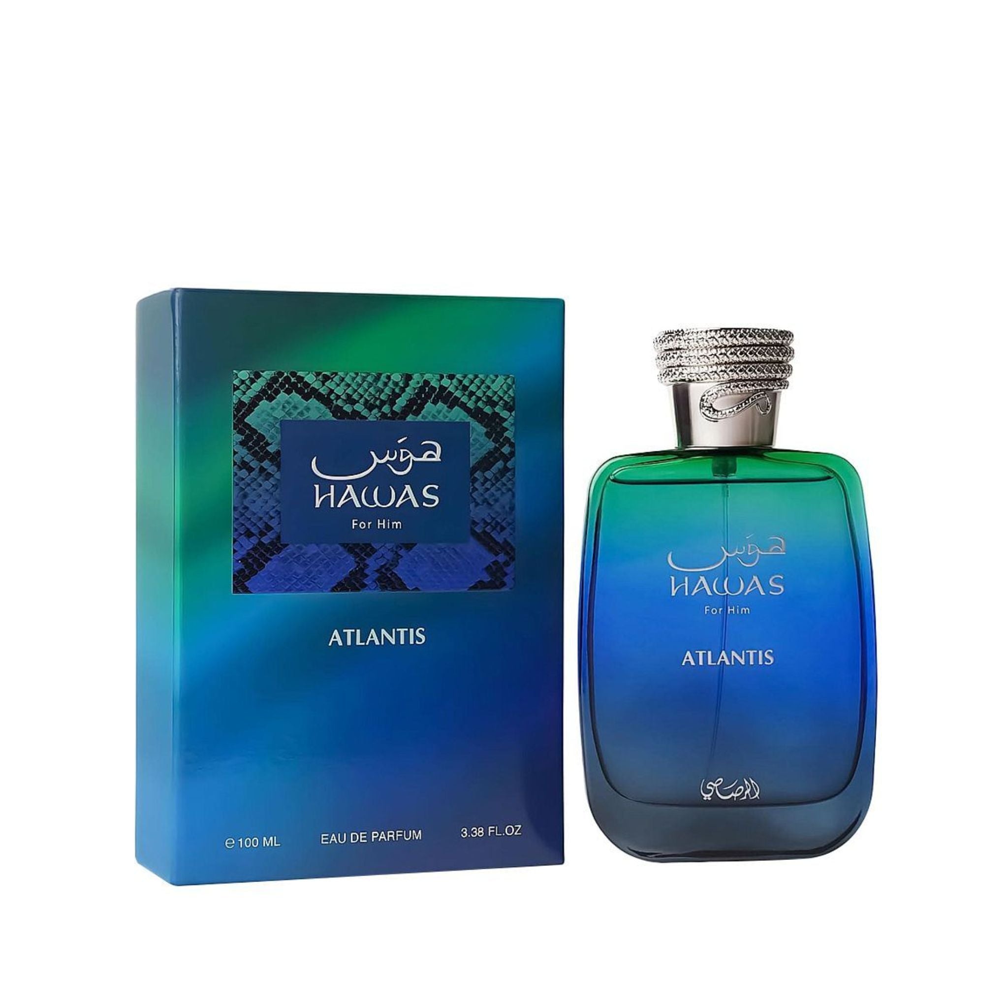 Rasasi Hawas Atlantis Edp 100ml bottle & box for men and women - Original 2025 Fragrance in Pakistan