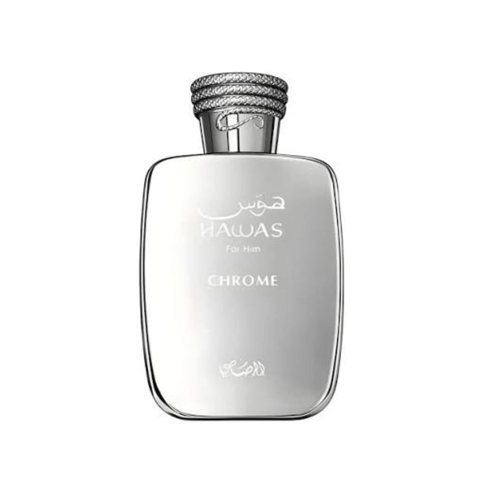 Rasasi Hawas Chrome EDP 100ml Bottle Front View Original Pakistan