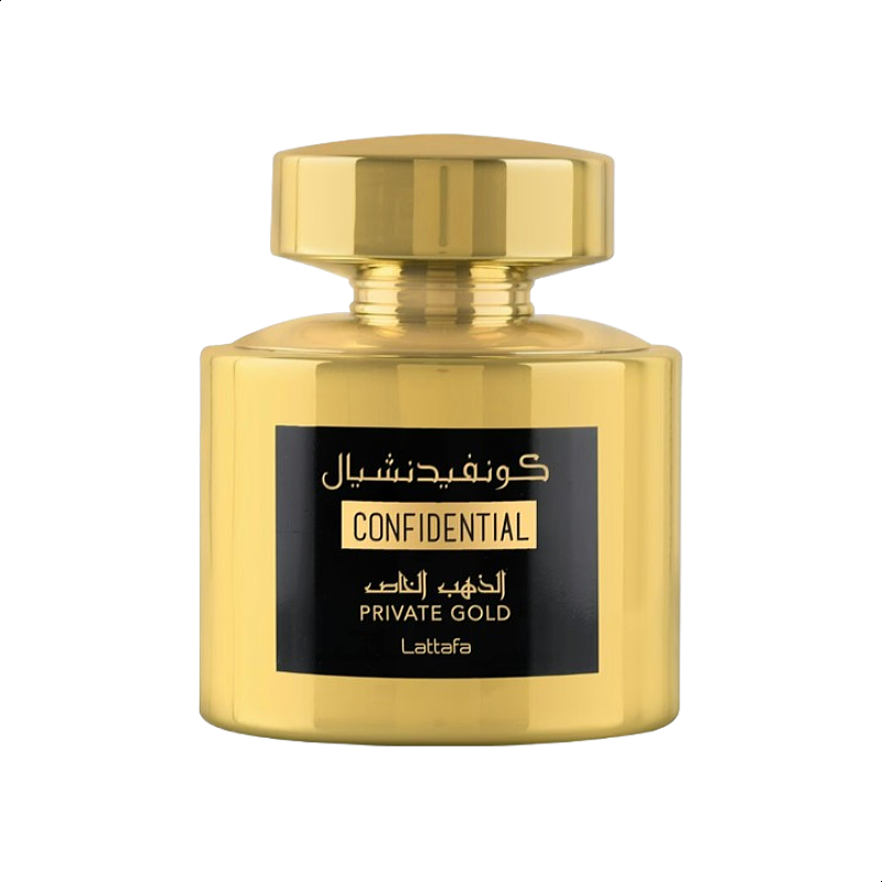 Lattafa Confidential Private Gold For Men And Women Edp 100ml Original