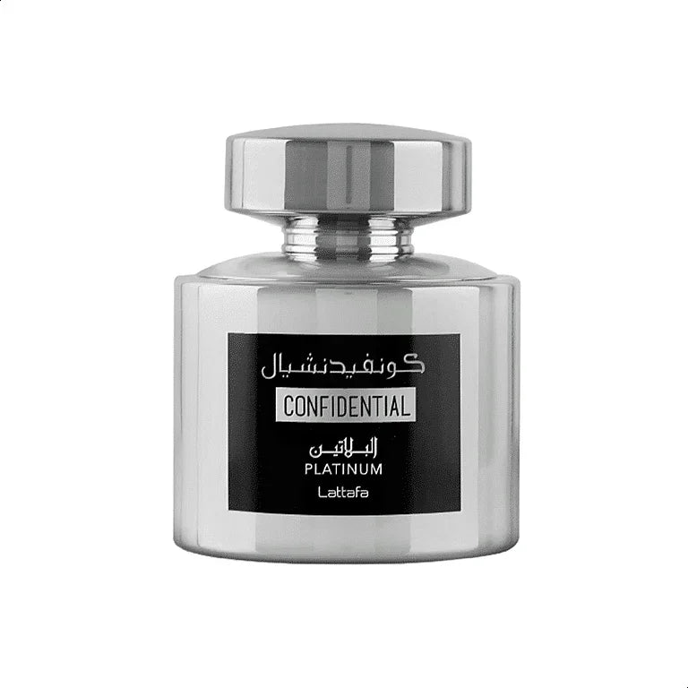 Lattafa Confidential Platinum For Men Edp 100ml Original