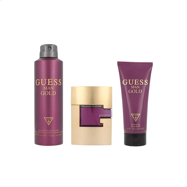 Guess Gold for Men 3PCS Gift Set
