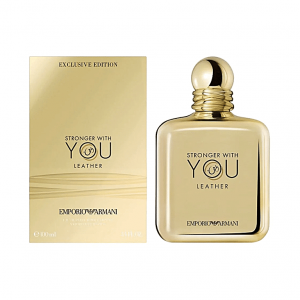 girogio armani stronger with you leather edp 100ml