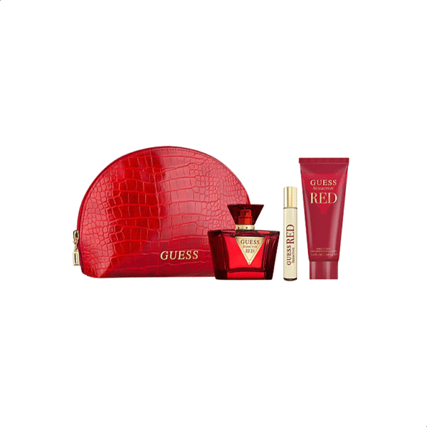 guess red women gift set modified