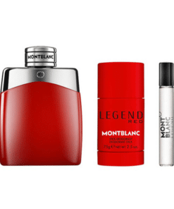 Mont Blanc Legend Red 3 Piece Gift Set For Men