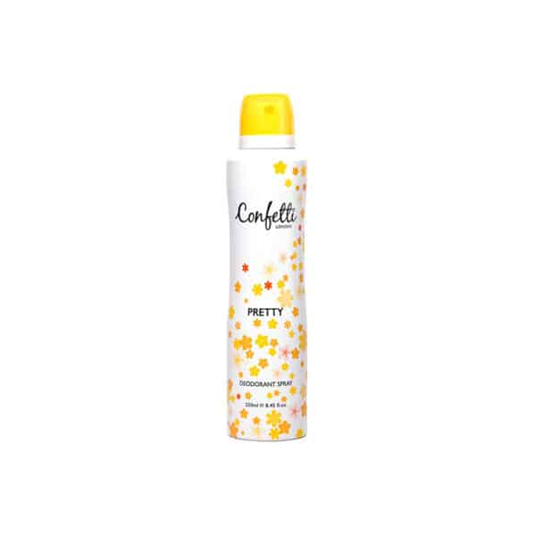 Confetti London Pretty Deodorant Spray For Women 250ml