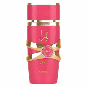 Picture of a perfume bottle of "Lattafa Yara Candy"
