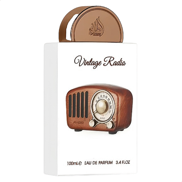 Lattafa Vintage Radio For Men & Women Edp 100ml Fragrance Bottle